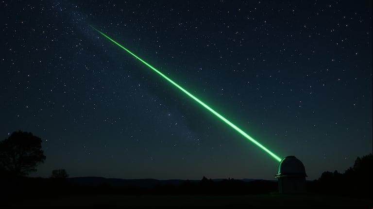 Plantean emplear el sistema en un observatorio en la Tierra para detectar naves extraterrestres. (Foto: Creada con ChatGPT)