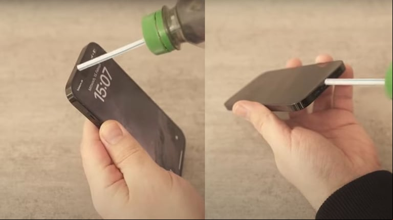 Pocas personas lo saben: el truco con un sorbete para limpiar tu celular y tenerlo libre de polvo. (Foto: YouTube/SmartFox).