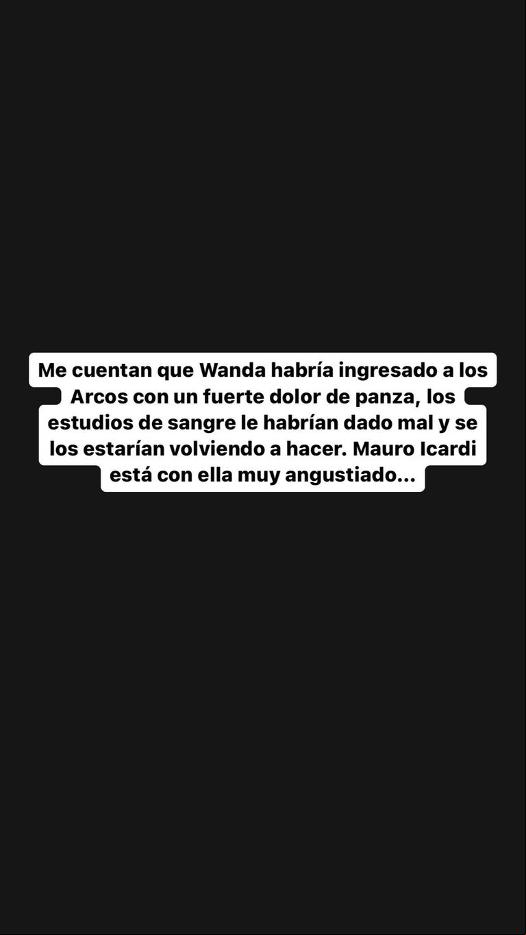 Pochi, dueña de la cuenta Gossipeame alertó sobre la posible desmejora de salud de Wanda Nara. (Foto: Instagram / Gossipeame)