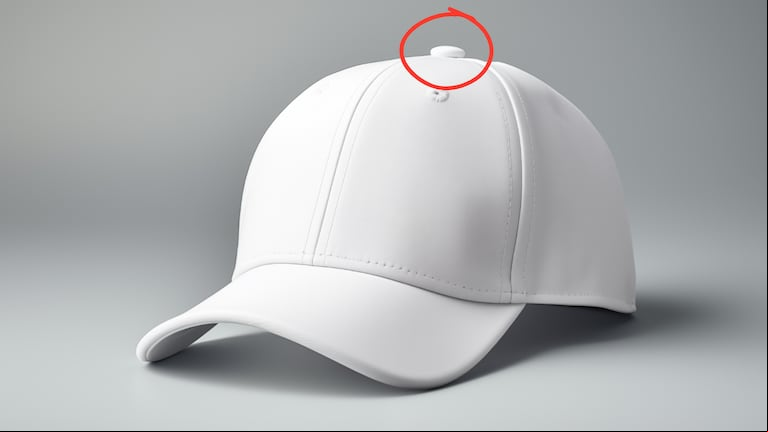 Pocos conocen la verdadera función del botón que está en la parte superior de las gorras (Imagen: Adobe Stock).