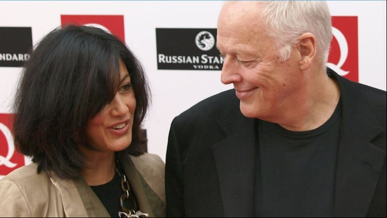 Polly Samson y David Gilmour participando de un evento en 2008 (Foto: AFP PHOTO/Max Nash ).