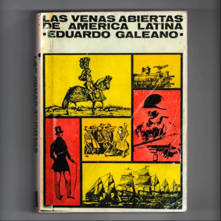 Primera edición del libro del escritor uruguayo Eduardo Galeano. (Fuente: fotografía, autor Alana Constela. Cedida por el archivo de la Universidad de la República de Uruguay, Archivo Universidad De La República De Uruguay) 