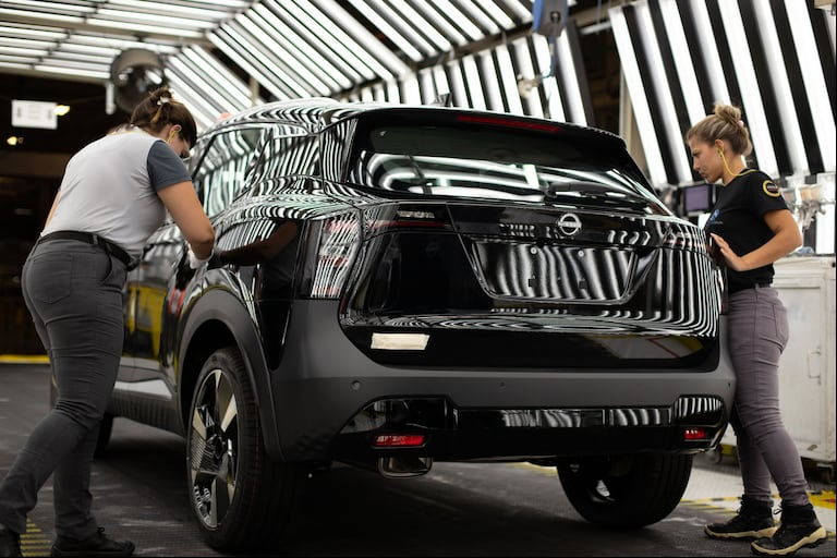 Producción del nuevo Kicks en Resende, Brasil. Foto: Nissan.
