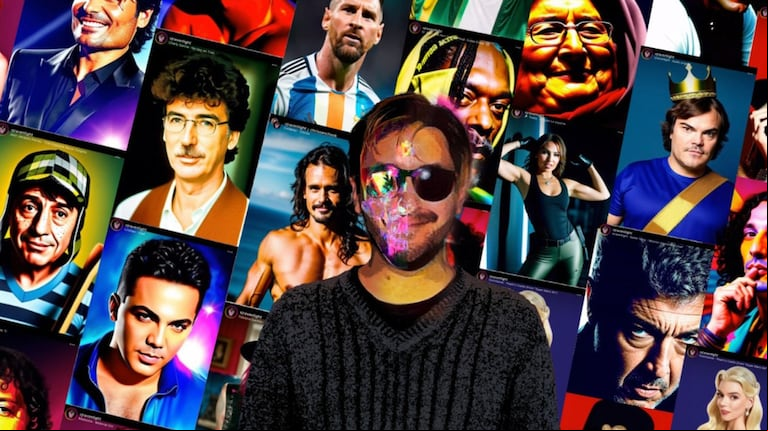 Project Ravenlight: el misterioso artista visual que crea avatares de celebridades con inteligencia artificial. (Imagen: Project Ravenlight)
