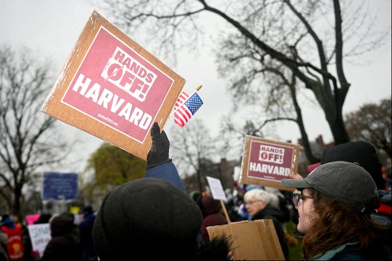 Protestas en Harvard (Foto de archivo: Reuters)