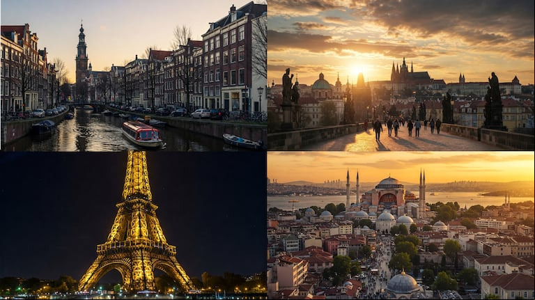 Qué ciudad europea te representa, según tu mes de nacimiento. (Imagen ilustrativa IA Gemini).