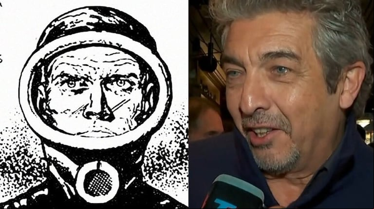 Ricardo Darín confirmó que está trabajando en la serie "El eternauta". (Fotos: cómic El eternauta - captura de TN)
