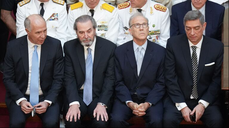 Ricardo Lorenzetti, Juan Carlos Maqueda, Carlos Rosenkrantz y Horacio Rosatti, los  de Corte Suprema de Justicia (Foto: NA)