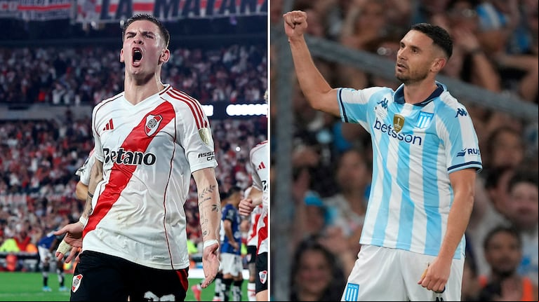 River y Racing, dos de los clasificados a octavos de final de la Copa Libertadores. (Fotos: Reuters/AP)