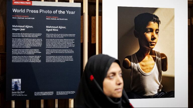 Samar Abu Elouf, la autora de la foto premiada (Foto: EFE)