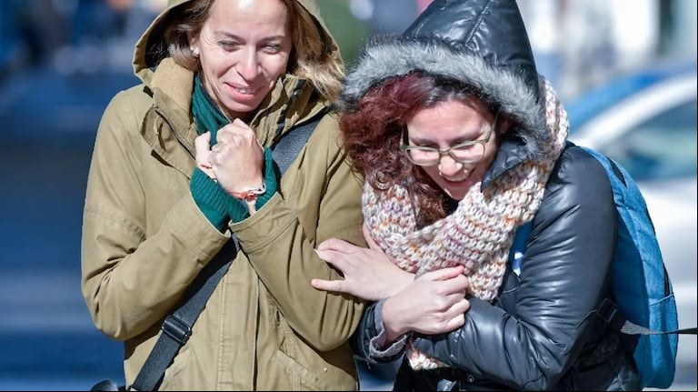Se emitió una alerta amarilla por vientos fuertes (Foto: Télam)