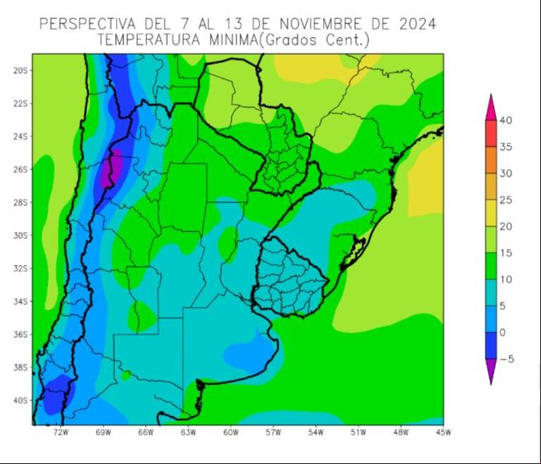 Se esperan “lluvias intensas” sobre el norte del área agrícola en los próximos días 