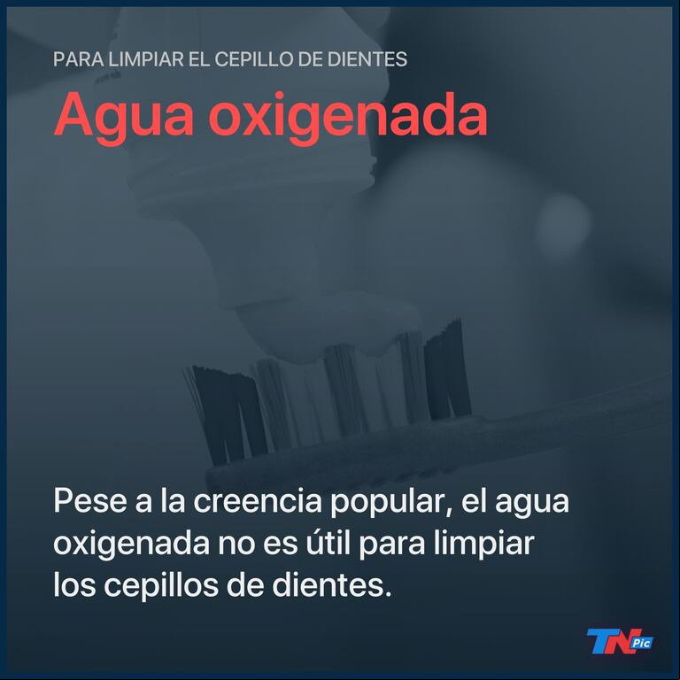 ¿Se puede utilizar agua oxigenada para limpiar cepillos de dientes?
