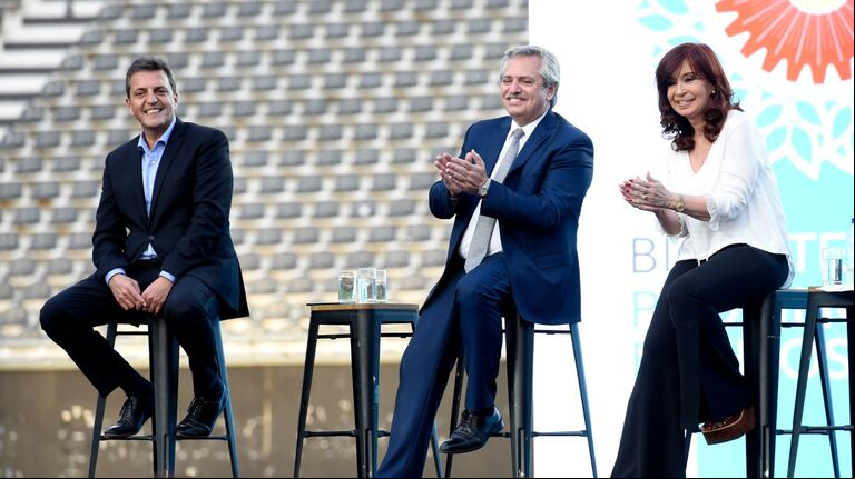 Sergio Massa, el armador político de Alberto Fernández y Cristina Kirchner que vuelve a la jefatura de Gabinete (Foto: NA)