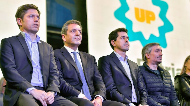 Sergio Massa, Máximo Kirchner y Wado de Pedro insisten con las elecciones concurrentes (Foto: NA).