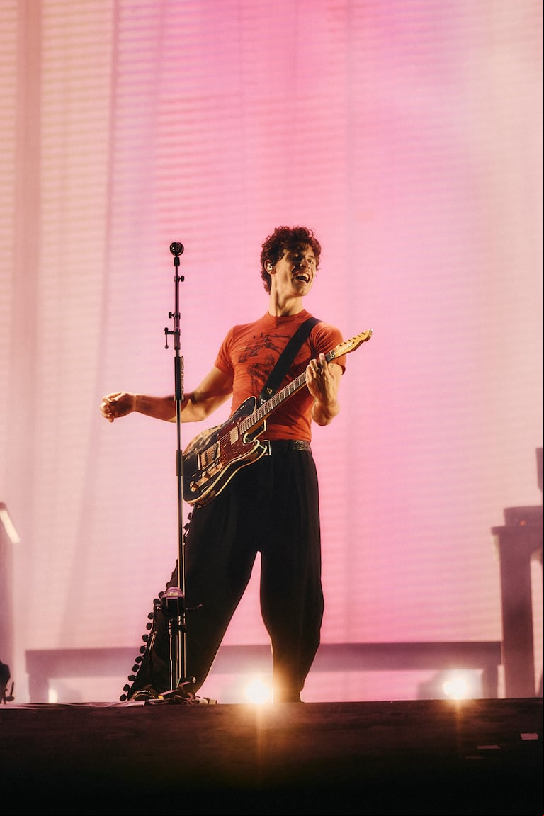 Shawn Mendes interactuó con su público y cantó varios de sus hits. (Foto: Prensa Lollapalooza - @cataalmada_music)