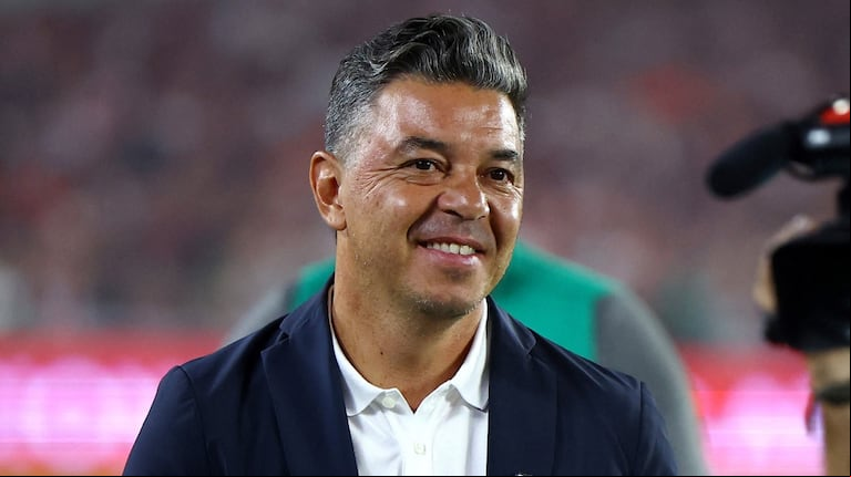 Sonríe Gallardo: River avanzó por una figura del fútbol argentino. (Foto: REUTERS/Agustin Marcarian)