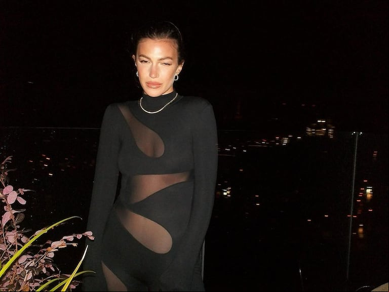 Stefi Roitman sorprendió con un look total black. (Foto: Instagram/@stefroitman).
