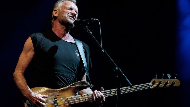 Sting sobre el escenario (Foto: AFP/Suzanne Cordeiro).