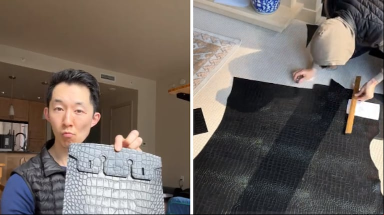 Su novia quería una cartera de más de 100 mil dólares y él revolucionó las redes con la réplica que le fabricó. (Foto: TikTok/liveyoursway)