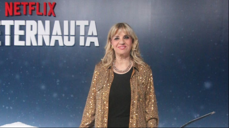 Teté Coustarot en la alfombra blanca de El Eternauta (Foto: Movilpress)