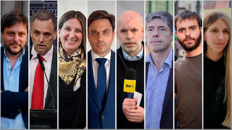 TN analizó la inversión en publicidad de los principales postulantes a obtener una banca en la Legislatura porteña. (Fotos: X/NA/TN).