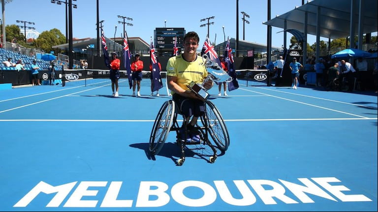 UN CAMPEÓN ENORME. Gustavo Fernández consiguió su tercer Grand Slam.