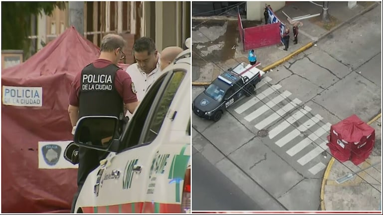 Un conductor fue apuñalado en una discusión, atropelló a una mujer en Parque Chacabuco tras descompensarse y ambos murieron. (Foto: captura de TN).