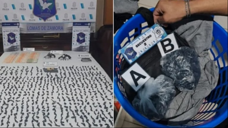Un hombre que estaba con prisión domiciliaria fue detenido por vender drogas desde su casa. (Foto: gentileza Diario Conurbano).