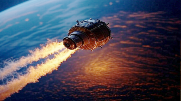 Un satélite ruso fuera de control caerá en la Tierra: dónde impactará y qué consecuencias tendrá. (Imagen: Grok)