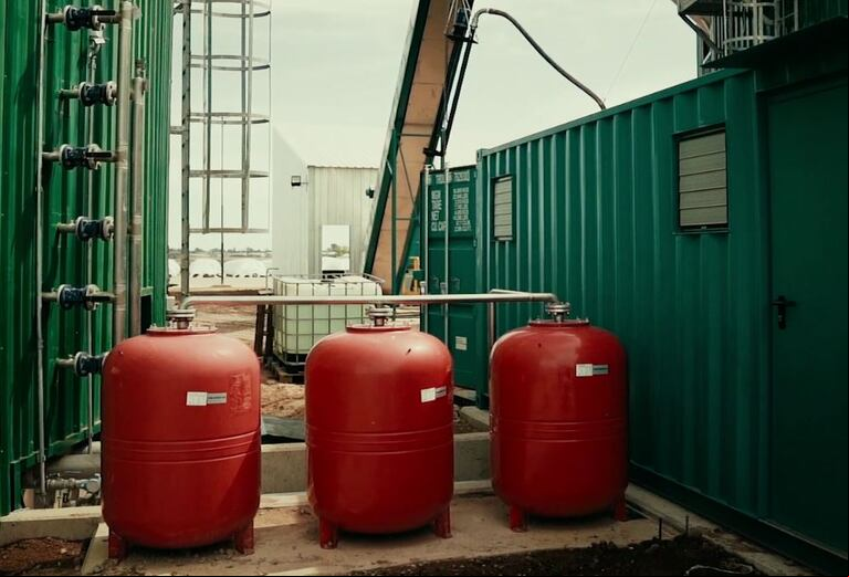 Un sector de la planta que convierte desechos orgánicos en energía (Foto Polka)