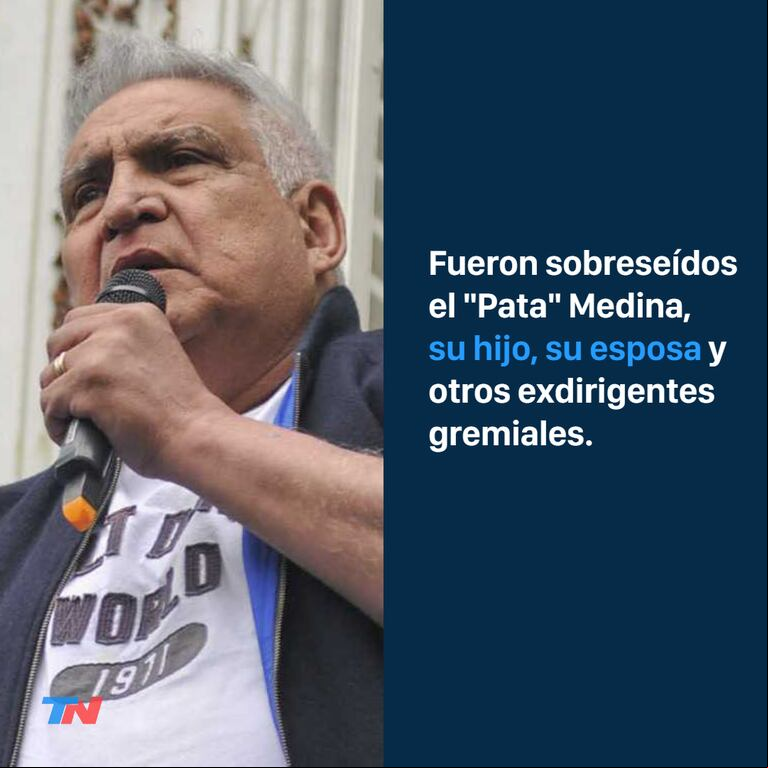 Un tribunal absolvió al “Pata” Medina: estaba acusado de extorsión, asociación ilícita y lavado de dinero