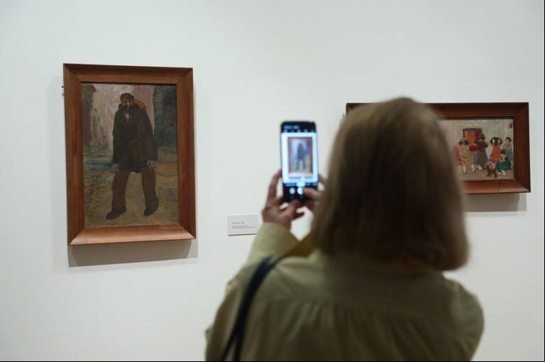 Una de las obras del uruguayo Pedro Figari, en el Bellas Artes (Foto: prensa Bellas Artes).