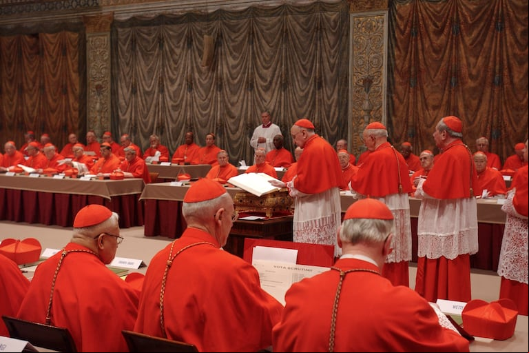 Una imagen de archivo del cónclave de 2005 (Foto: AP)