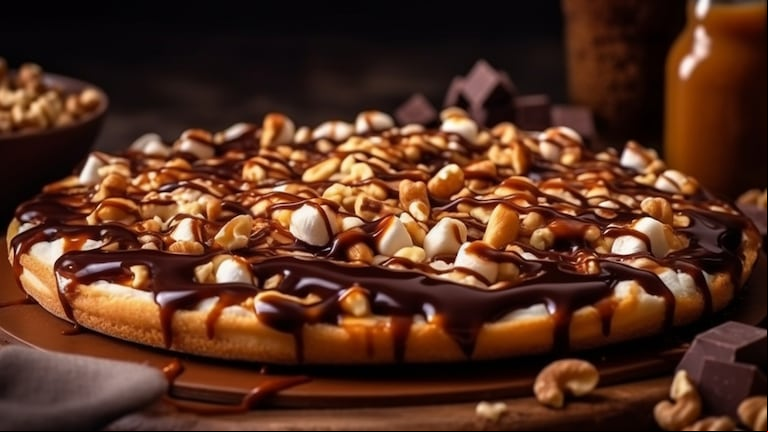 Una masa crujiente combina con una crema de chocolate y frutos secos. (Foto: Free Pix)