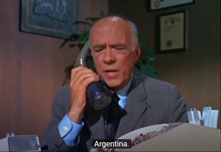 Una mención a la Argentina en "El Superagente 86". (Foto: captura de YouTube)