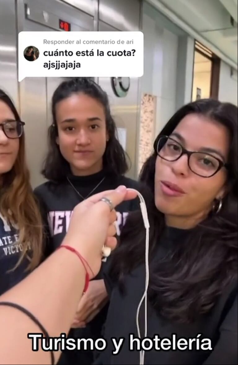 Una tiktoker compartió las respuestas de los alumnos de una universidad privada de Buenos Aires y generó revuelo en las redes. (Foto: captutra video)