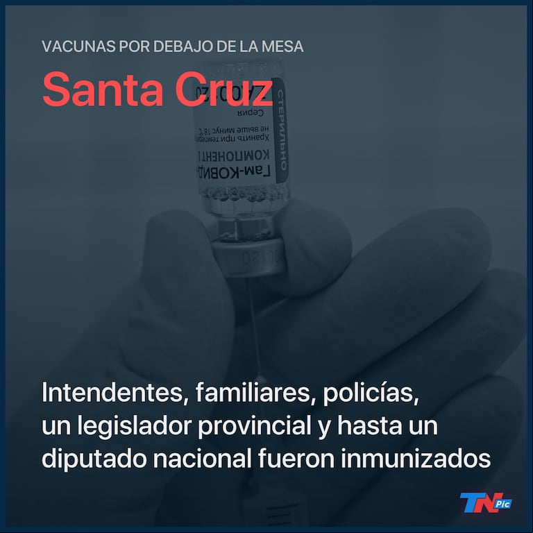 Vacunas por debajo de la mesa: inmunizaron a un diputado nacional y crece el escándalo en Santa Cruz