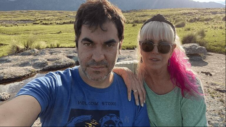 Valeria Lynch y Mariano Martínez, amor en la música. Foto: Instagram. 