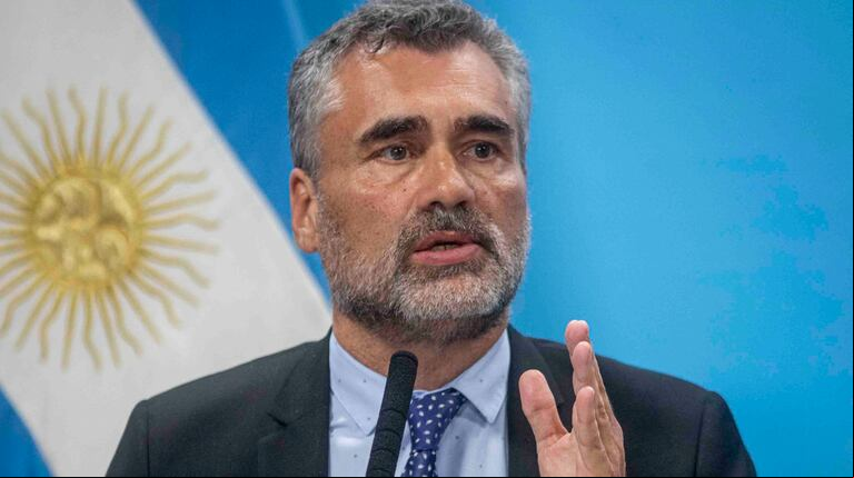 Vanoli, durante la conferencia por el aumento de las jubilaciones (Foto: NA - Damián Dopacio).