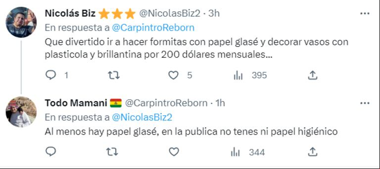 Varios s salieron al cruce y cuestionaron su comentario. (Foto: Twitter)