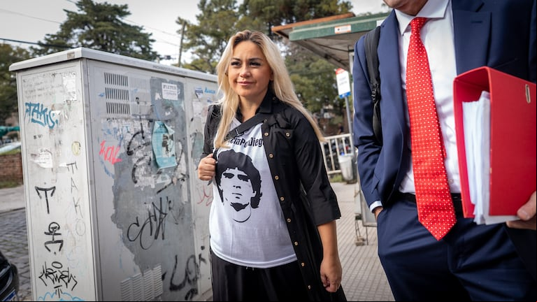 Verónica Ojeda declará este jueves en el juicio por la muerte de Diego Maradona. (Foto: Leandro Heredia / TN).