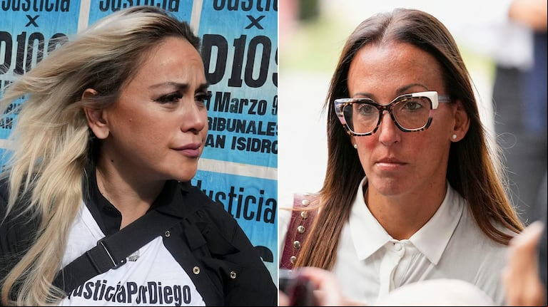 Verónica OJeda y Agustina Cosachov. (AP Foto/Natacha Pisarenko)