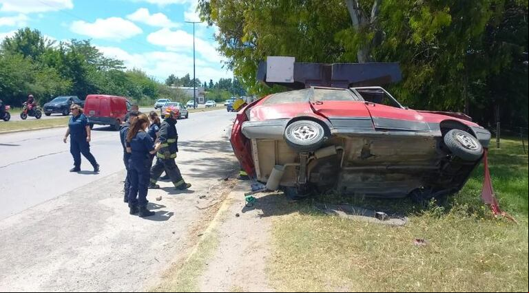 Víctor Roberto Paz, de 51 años, que perdió el control del auto. (Foto: NA).