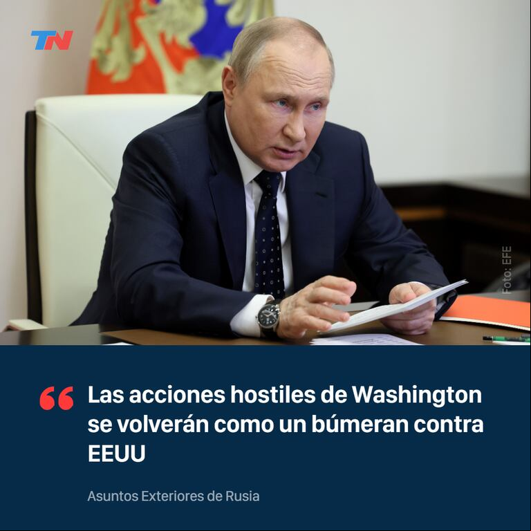 Vladimir Putin prohibió la entrada a Rusia a Joe Biden y a otros 962 estadounidenses