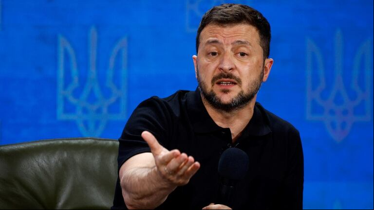 Volodimir Zelenski, presidente de Ucrania (Foto: Reuters).
