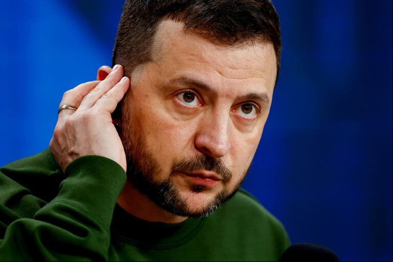 Volodimir Zelenski volvió a pedirle ayuda a Occidente (Foto: Reuters)