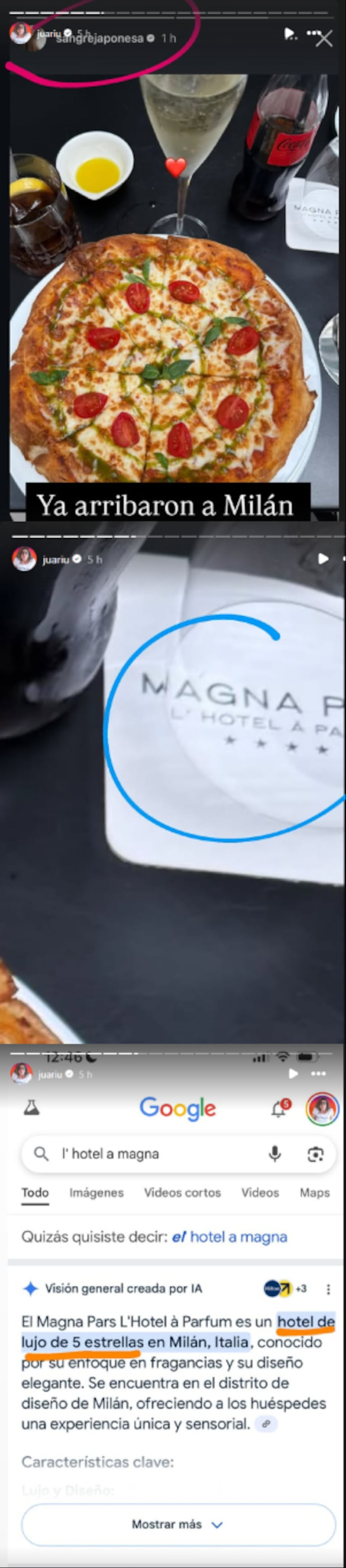 Wanda Nara fue traicionada por una amiga: quién le dio hospedaje a la China Suárez y Mauro Icardi (Foto: Captura Instagram /juariu)
