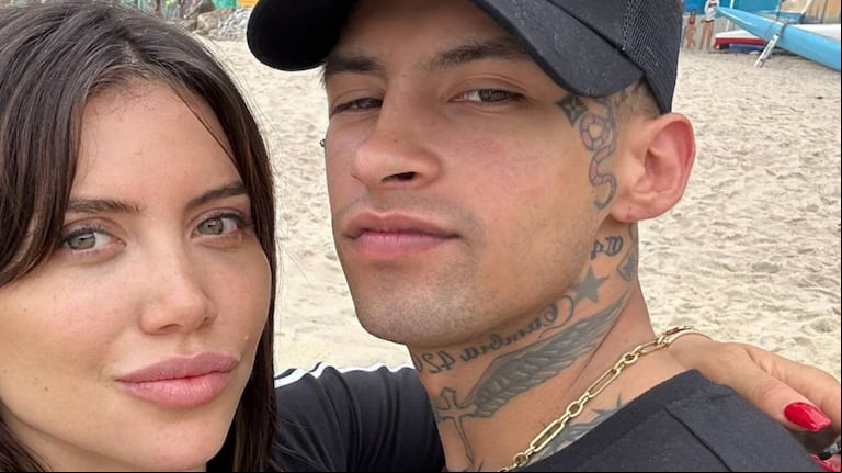 Wanda Nara y L-Gante viven su amor a pleno. (Foto: instagram/lgante_keloke)