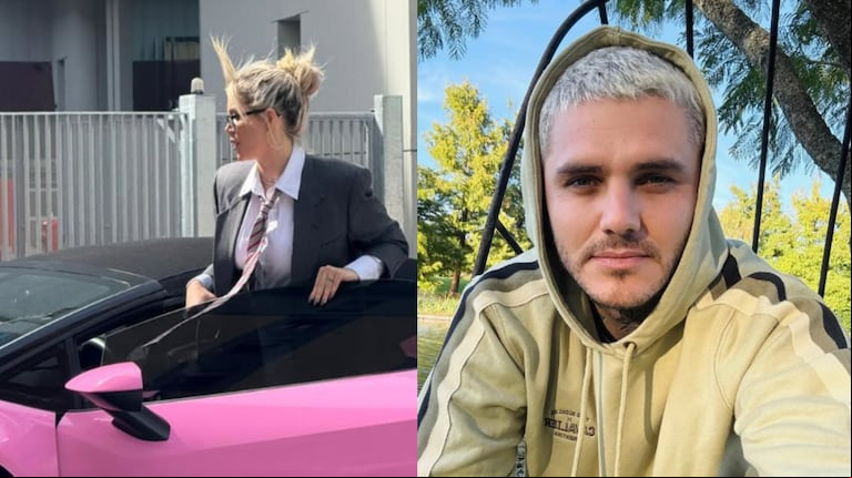 Wanda Nara y Mauro Icardi se reencontraron en los tribunales de Milán (Foto: Instagram / yaniilatorre - mauroicardi)